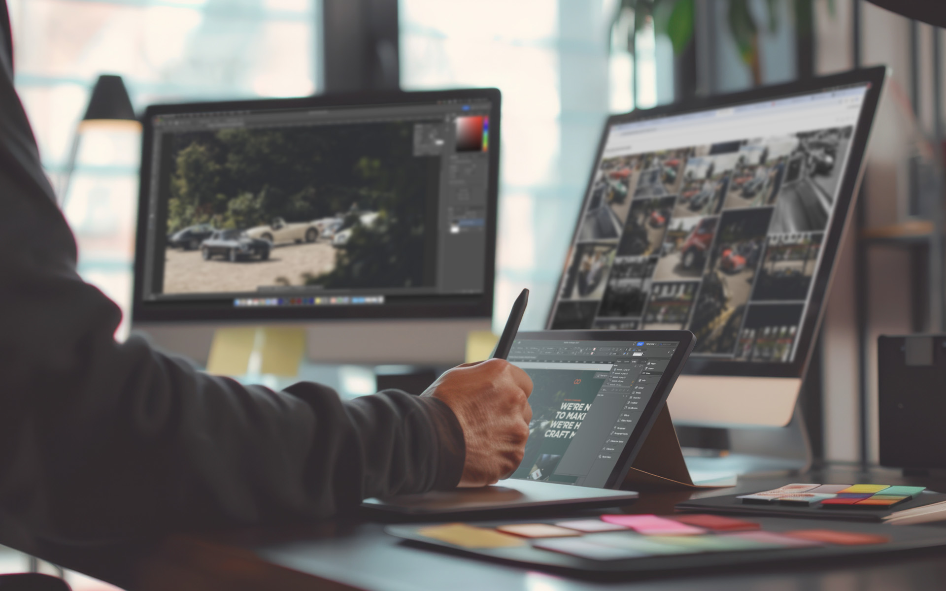 Graphic Designer in studio - Nooboo – creative marketing agency in Oxfordshire