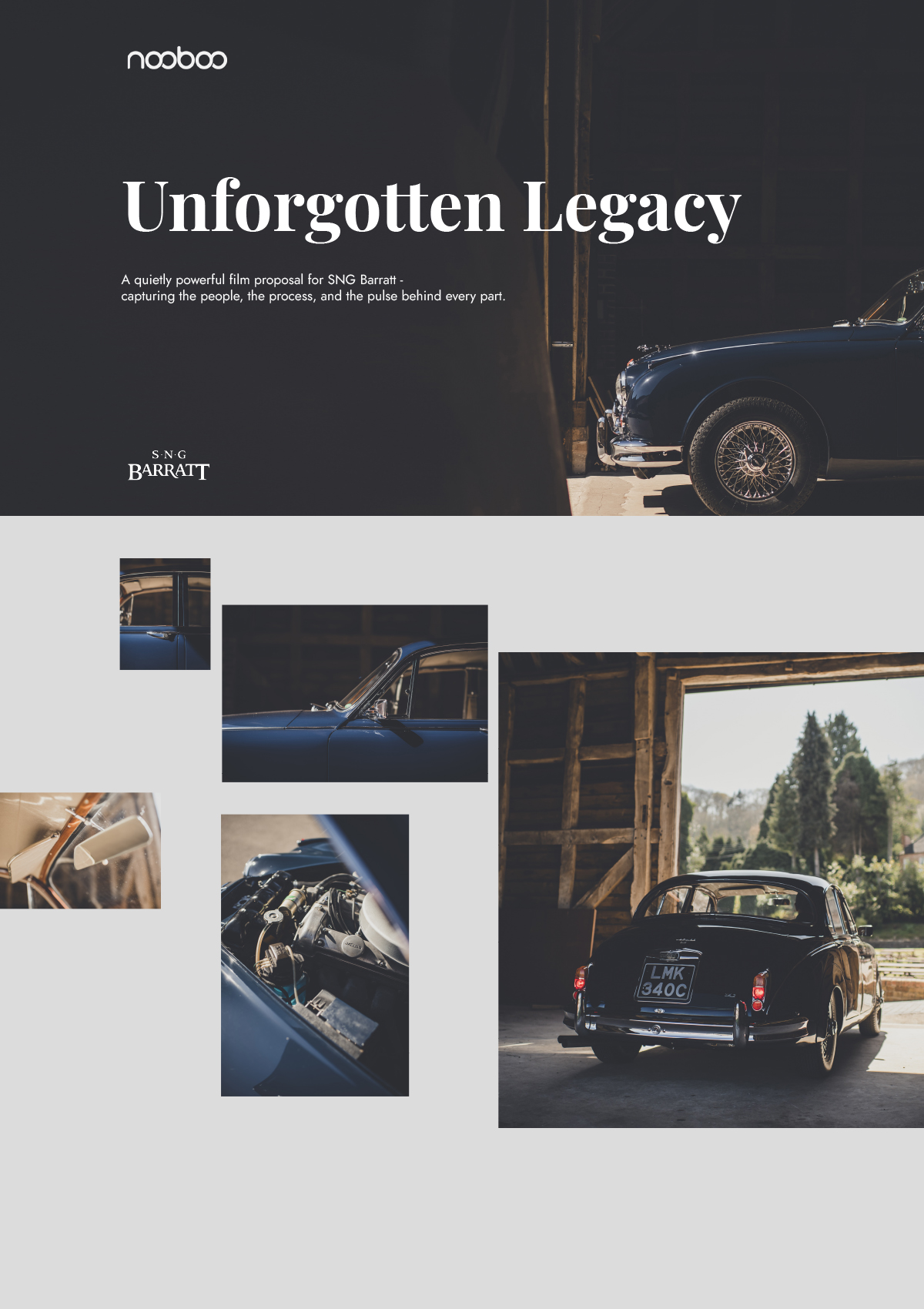 SNG Barratt Unforgotten Legacy Feature Film - Nooboo – creative marketing agency in Oxfordshire
