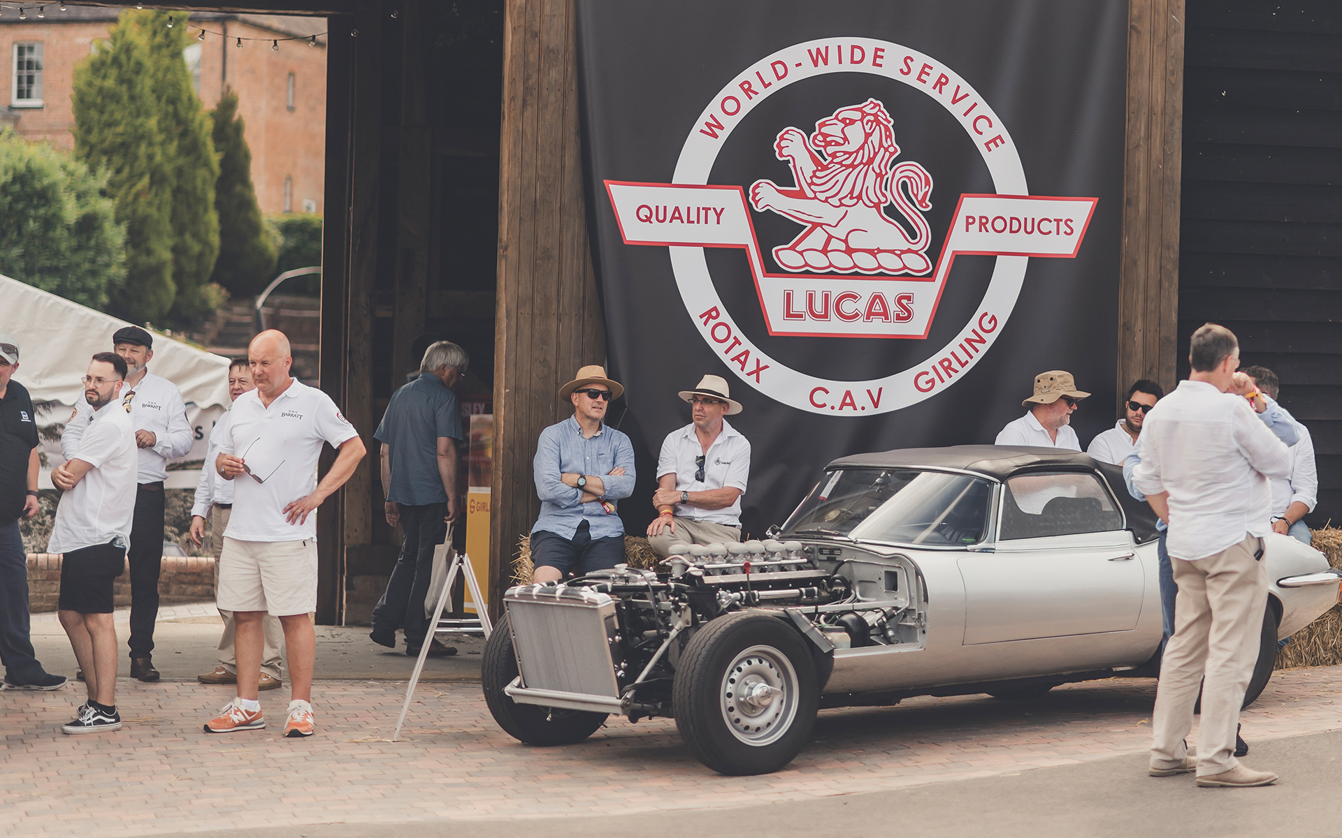 V12 Jaguar E-Type at The Lucas Classic - Nooboo – creative marketing agency in Oxfordshire