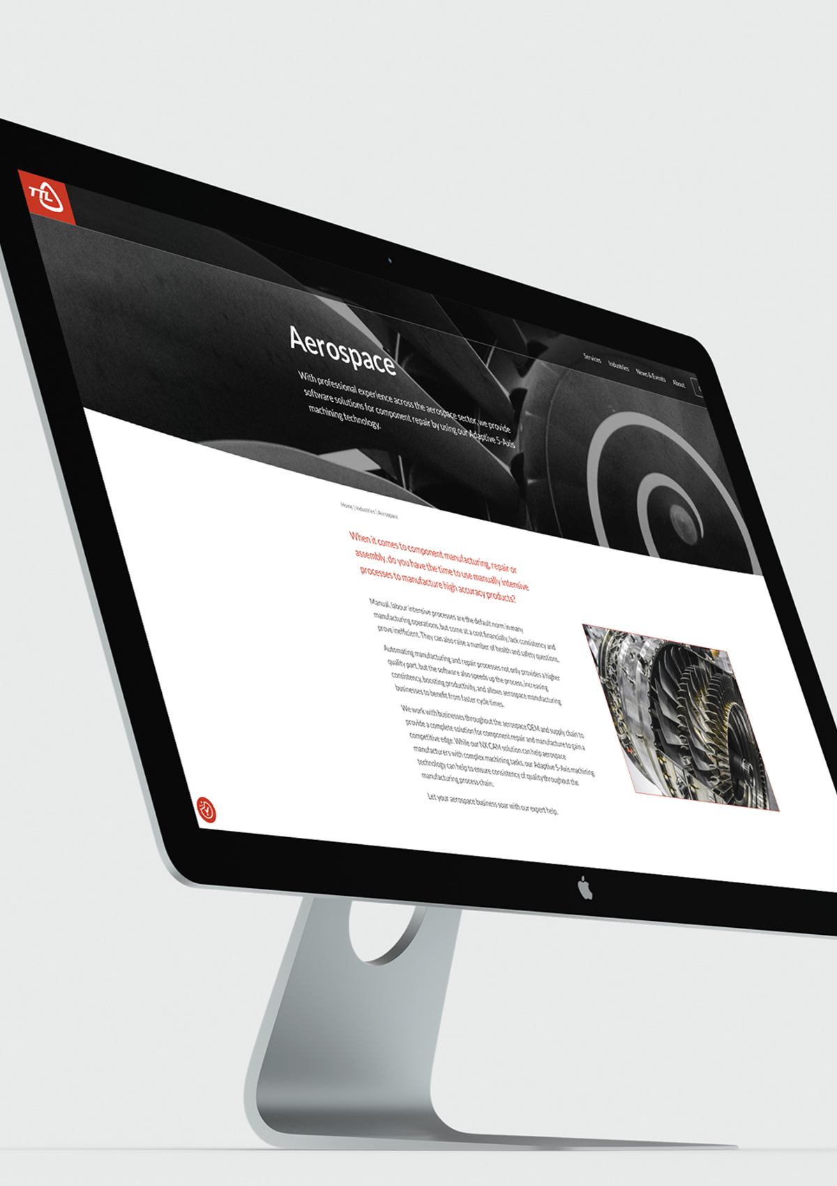 TTL Aerospace Website - Nooboo – creative marketing agency in Oxfordshire
